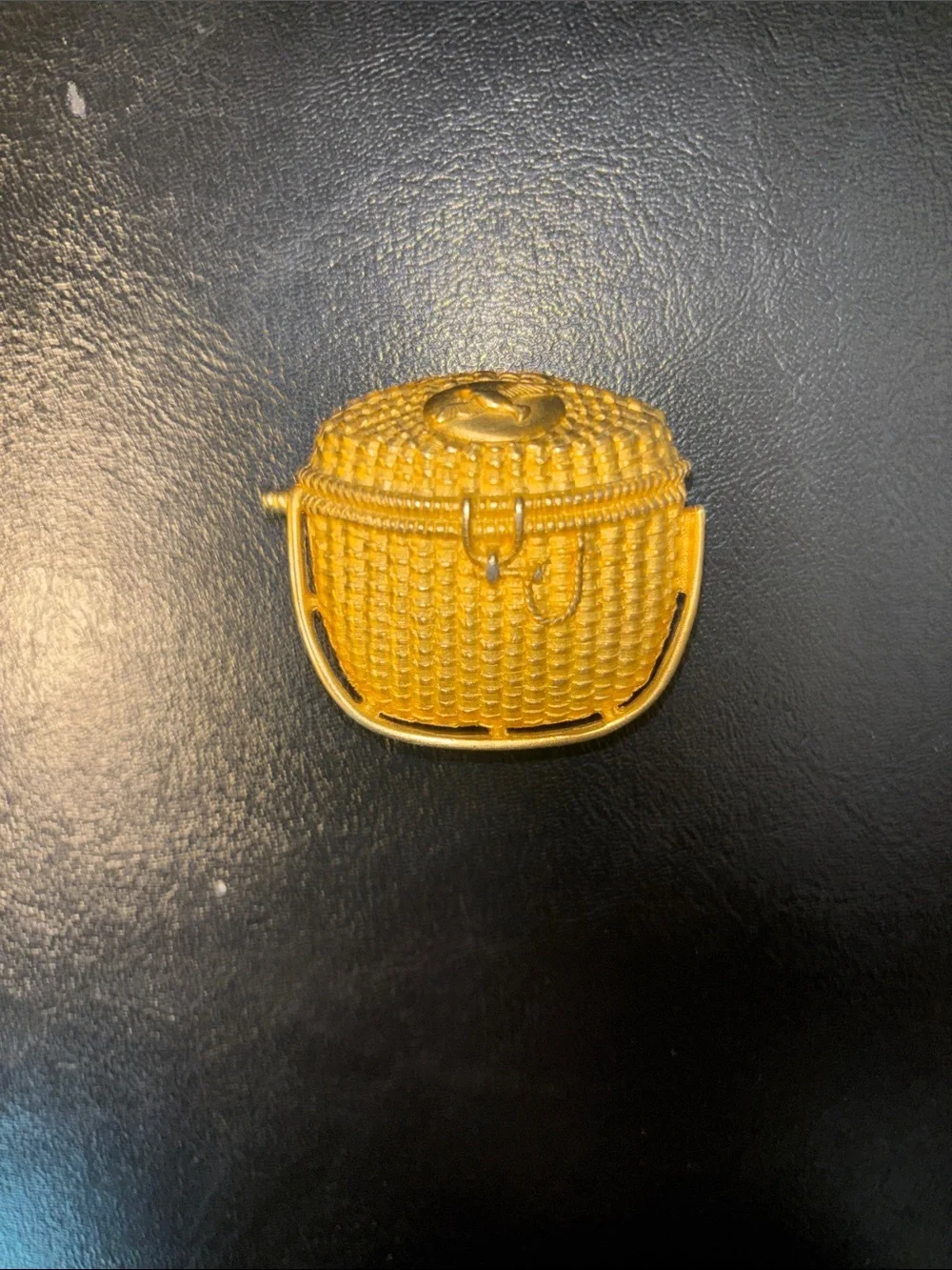 Vintage Paquette Brand Nantucket Basket Belt Buckle